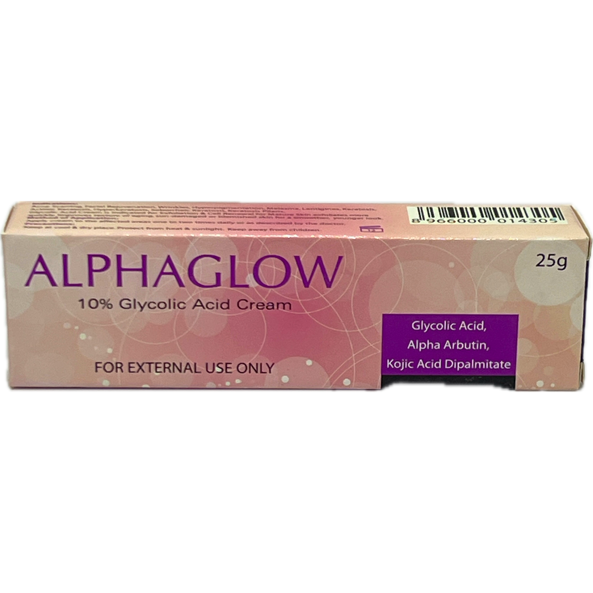 Alphaglow 10% Glycolic Acid Cream 25g