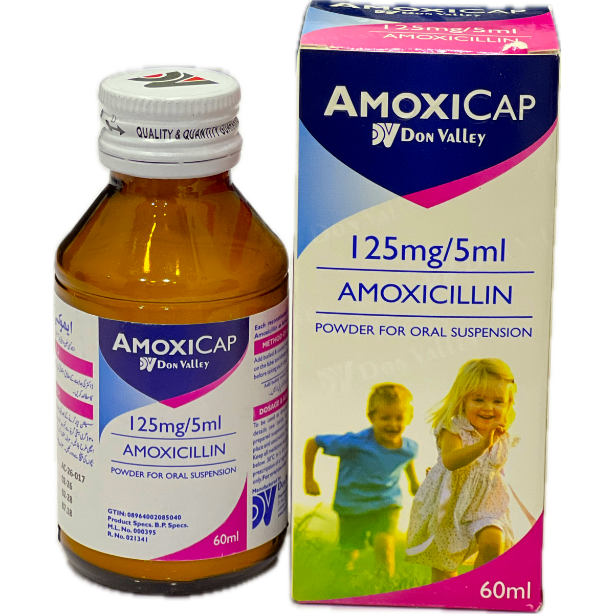 AmoxiCap 125mg/5ml Oral Suspension 60ml
