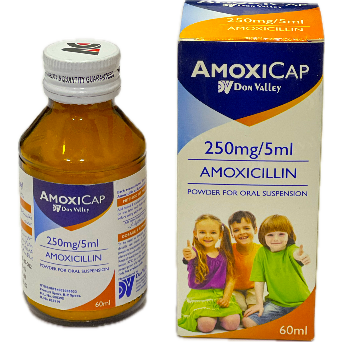 AmoxiCap 250mg/5ml Oral Suspension 60ml