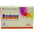 Asmax 10mg (Montelukast Sodium U.S.P) - 14 Film Coated Tablets