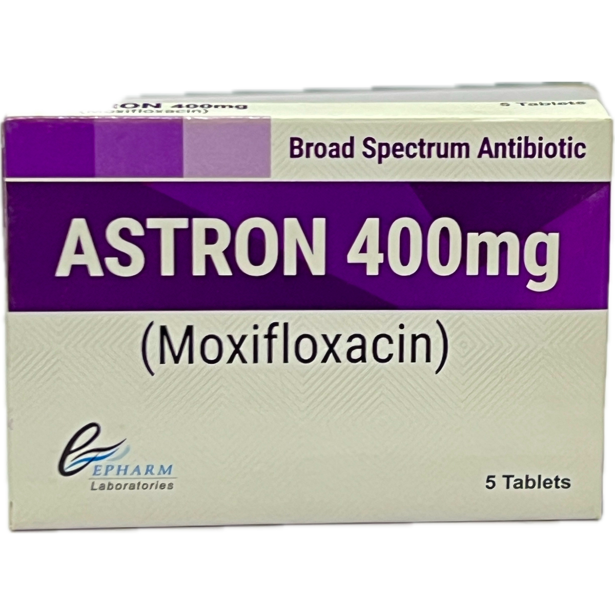 ASTRON 400mg (Moxifloxacin) - 5 Tablets