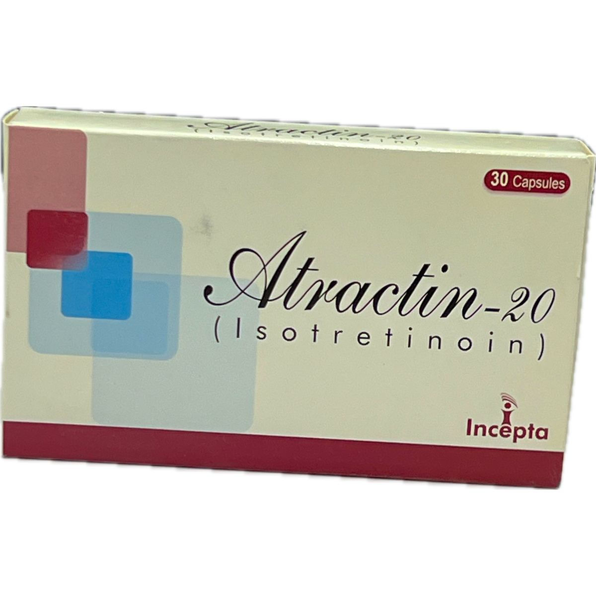 Atractin-20 (Isotretinoin) - 30 Capsules