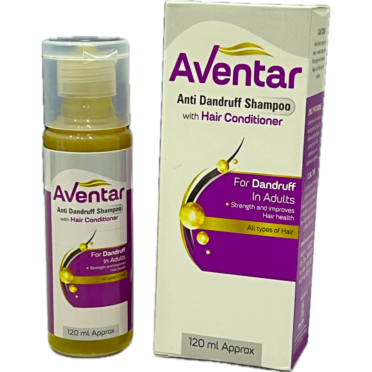 Aventar Anti Dandruff Shampoo with Hair Conditioner - 120ml Approx