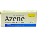 Azene 20mg (Fluoxetine HCl USP) - 14 Capsules