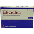 Biodic 50mg - 20 Tablets