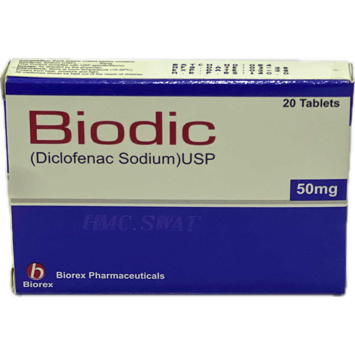 Biodic 50mg - 20 Tablets