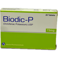 Biodic-P 75mg - 20 Tablets
