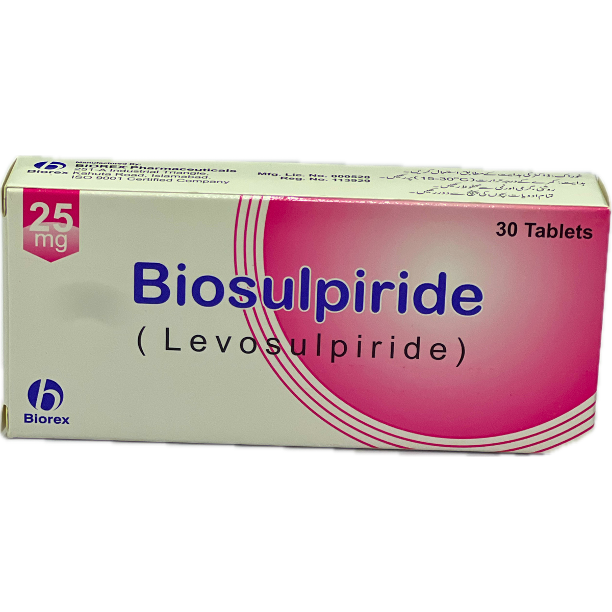 Biosulpiride 25mg - 30 Tablets