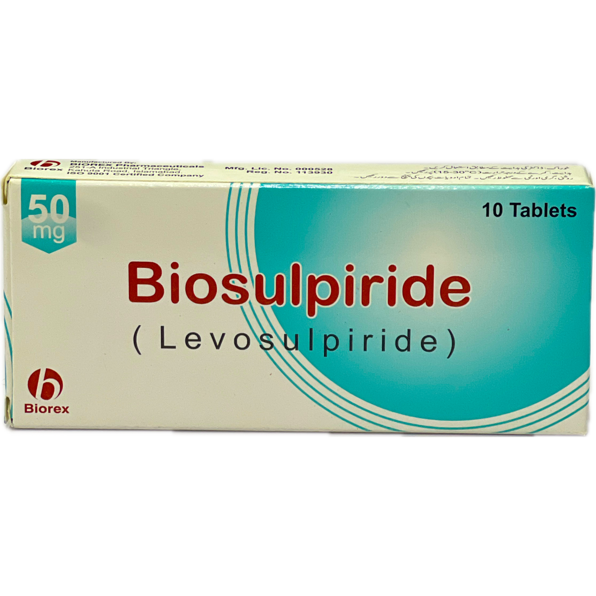Biosulpiride 50mg - 10 Tablets