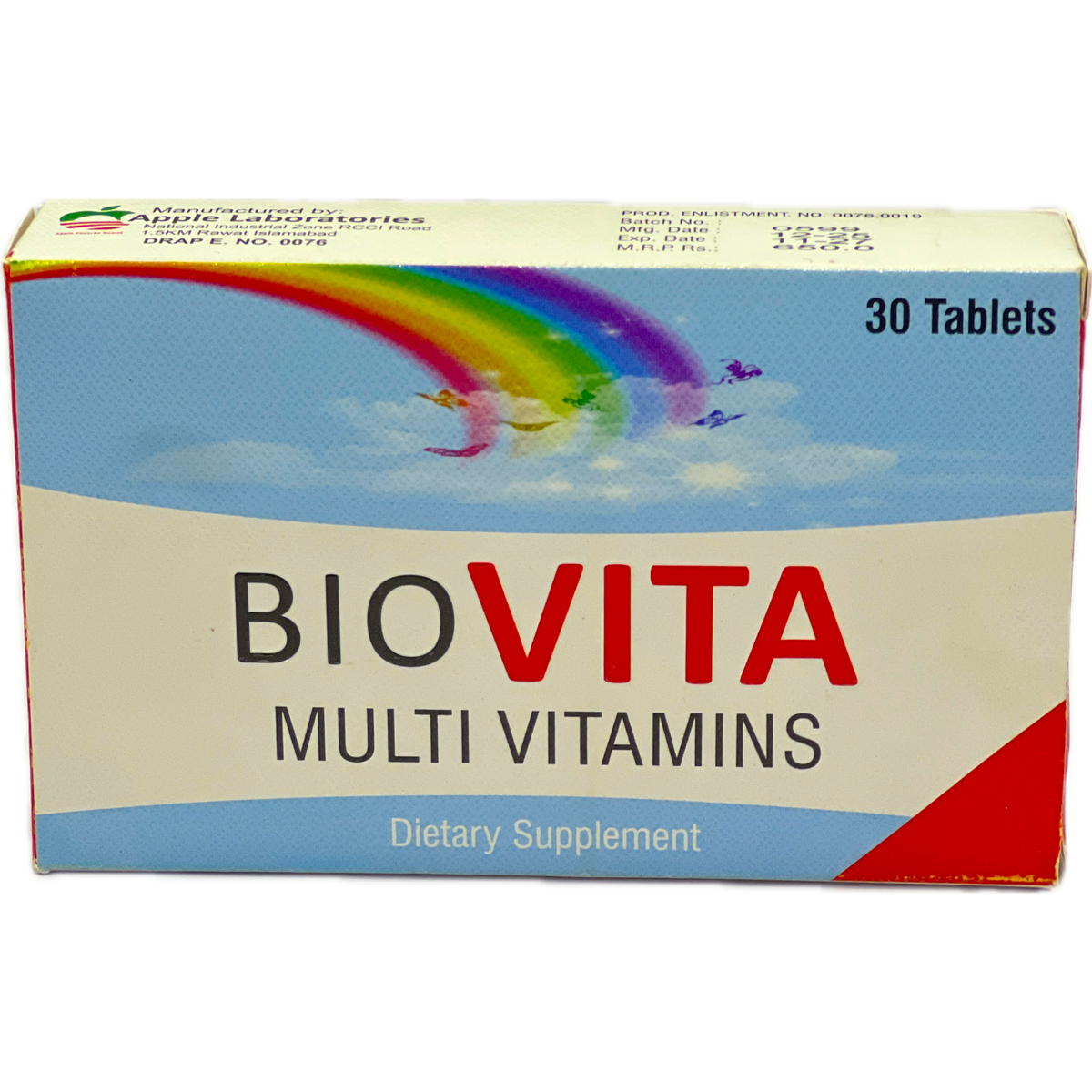 Biovita Multi Vitamins - 30 Tablets