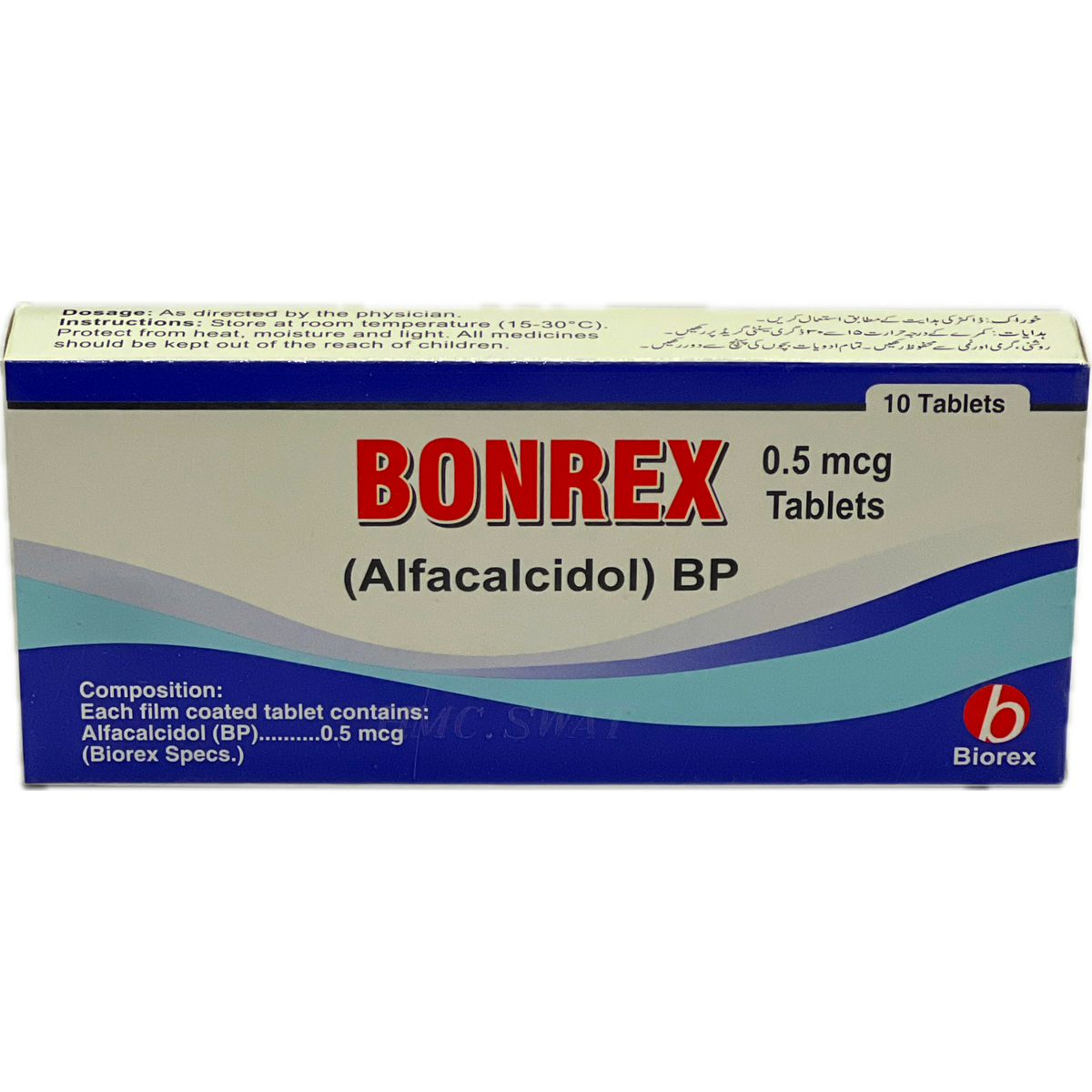 Bonrex 0.5 mcg Tablets