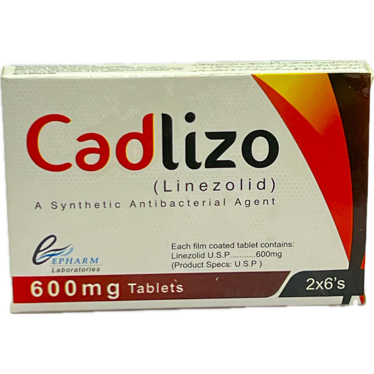 Cadlizo 600mg - 2x6's