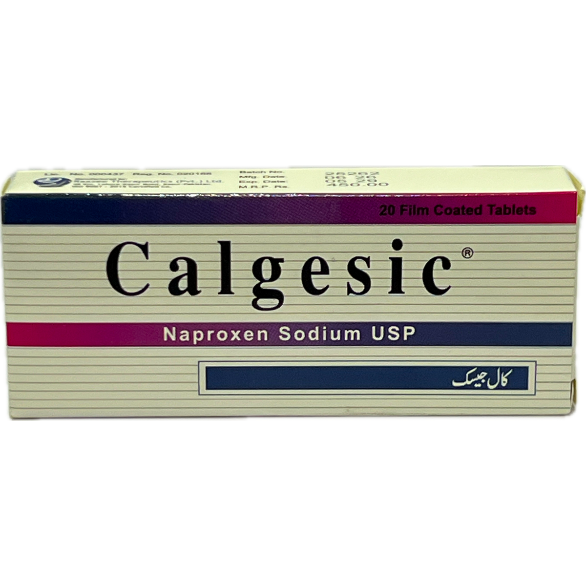 Calgesic - 20 Film Coated Tablets