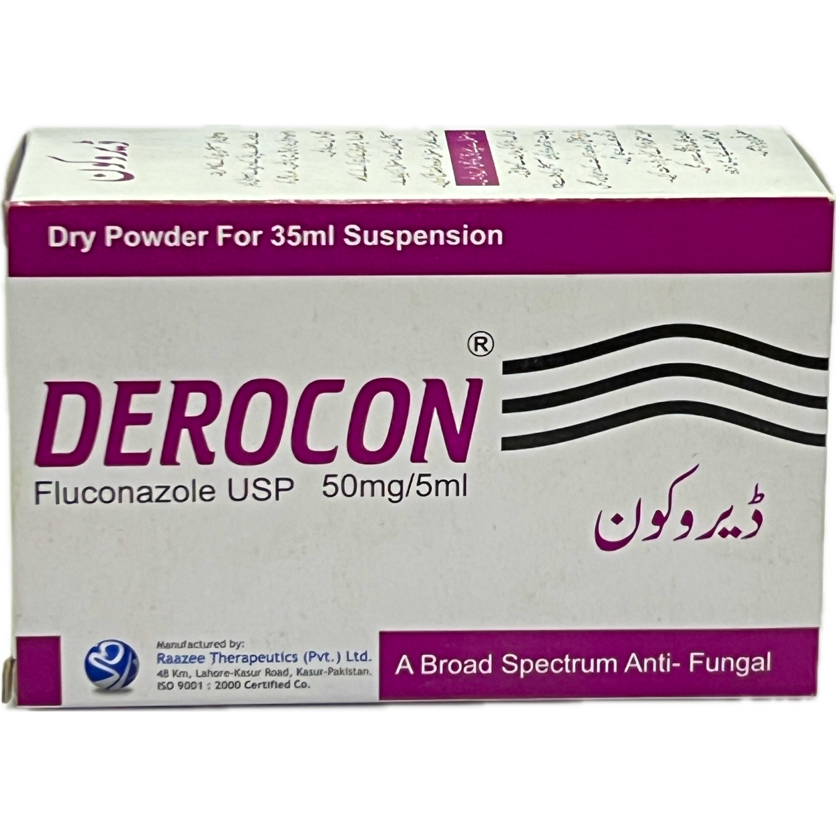 DEROCON Fluconazole USP 50mg/5ml Dry Powder for 35ml Suspension