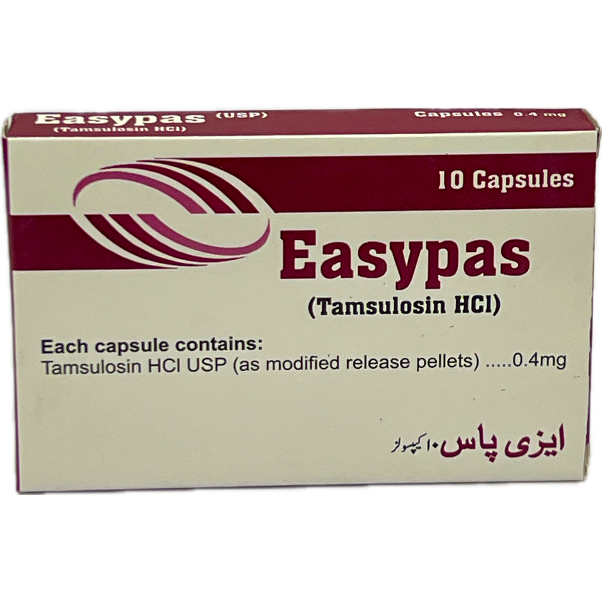 Easypas Tamsulosin HCl USP 0.4mg Capsules