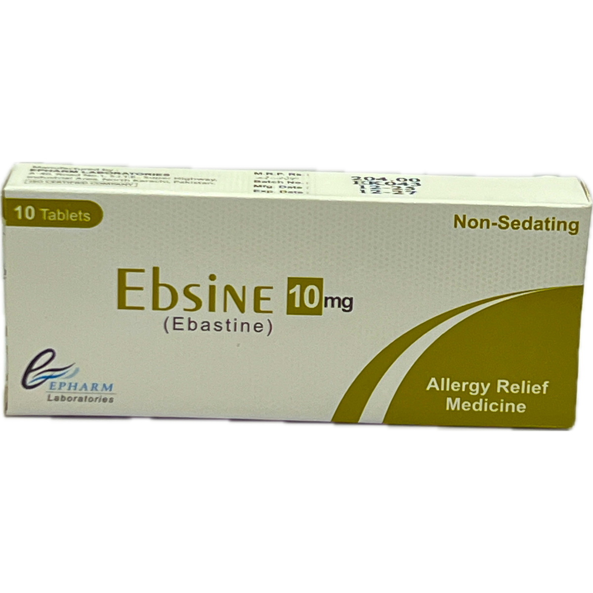 Ebsine Ebastine 10mg Tablets - 10 Tablets