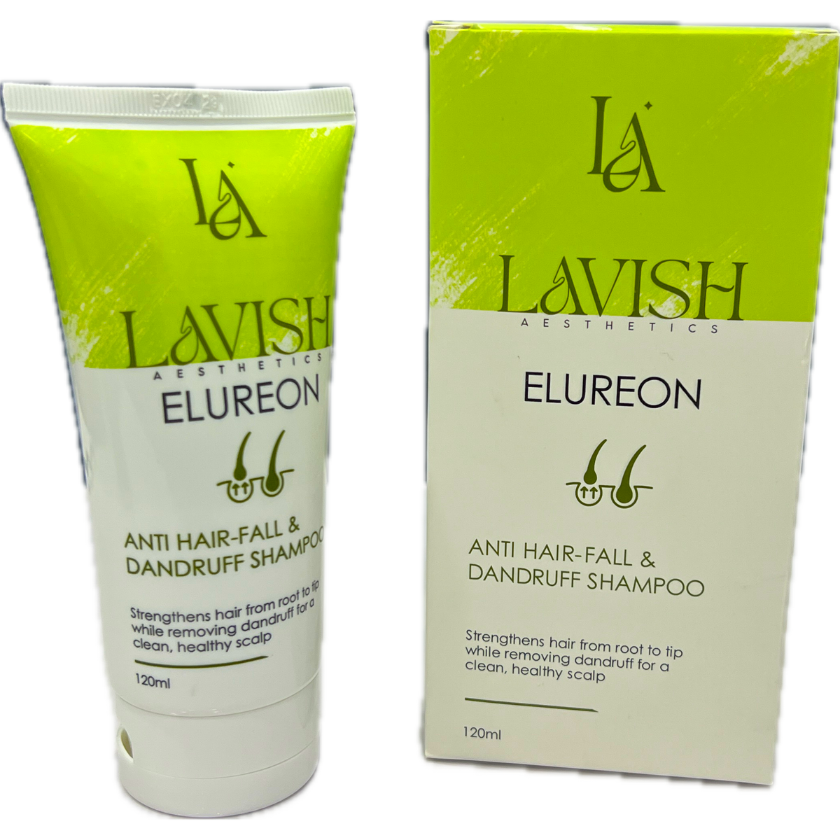 Lavish Aesthetics Elureon Anti Hair-Fall and Dandruff Shampoo 120ml