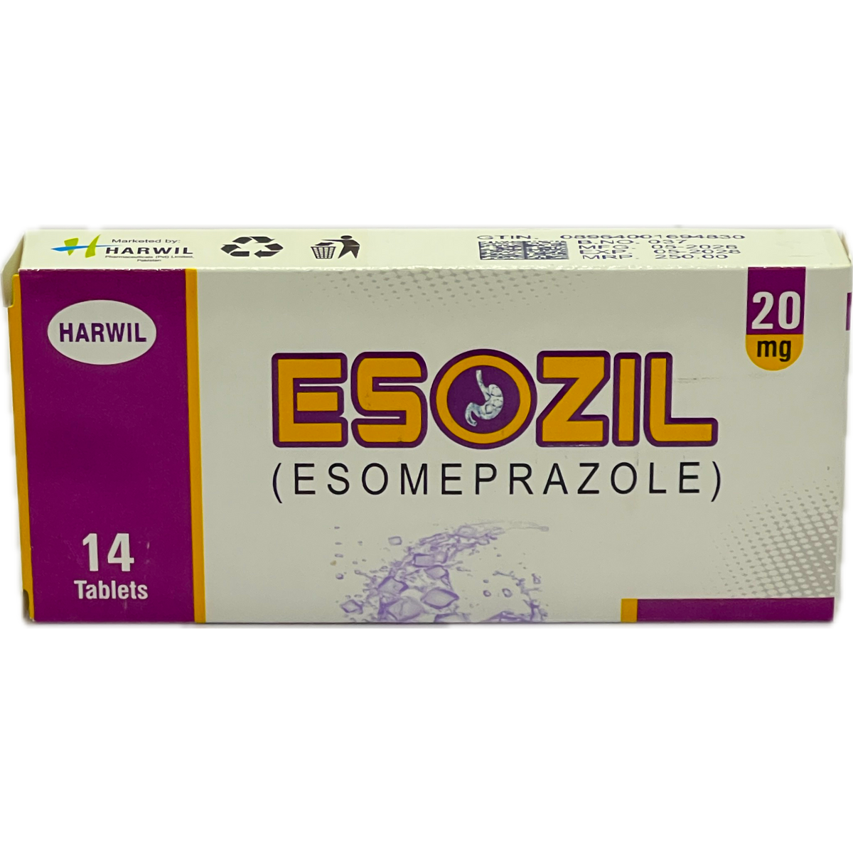 ESOZIL Esomeprazole 20mg Tablets
