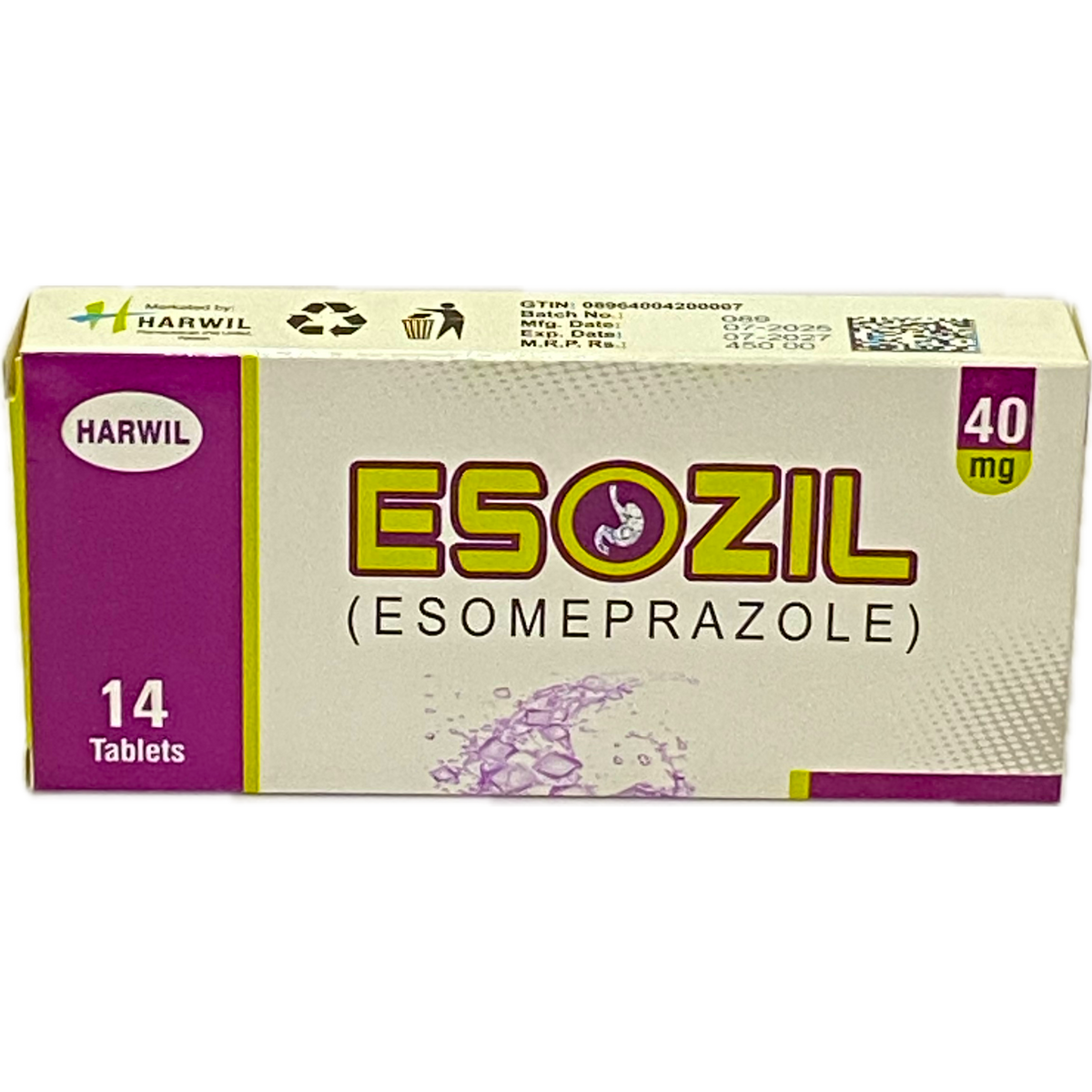 ESOZIL Esomeprazole 40mg Tablets