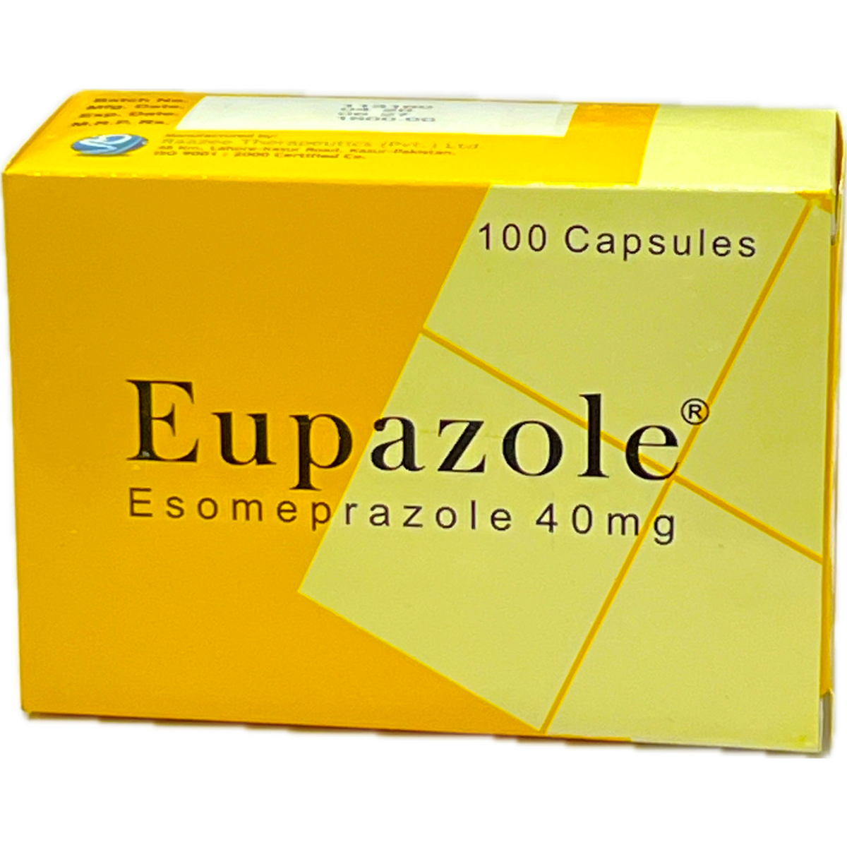 Eupazole Esomeprazole 40mg Capsules - 100 Capsules