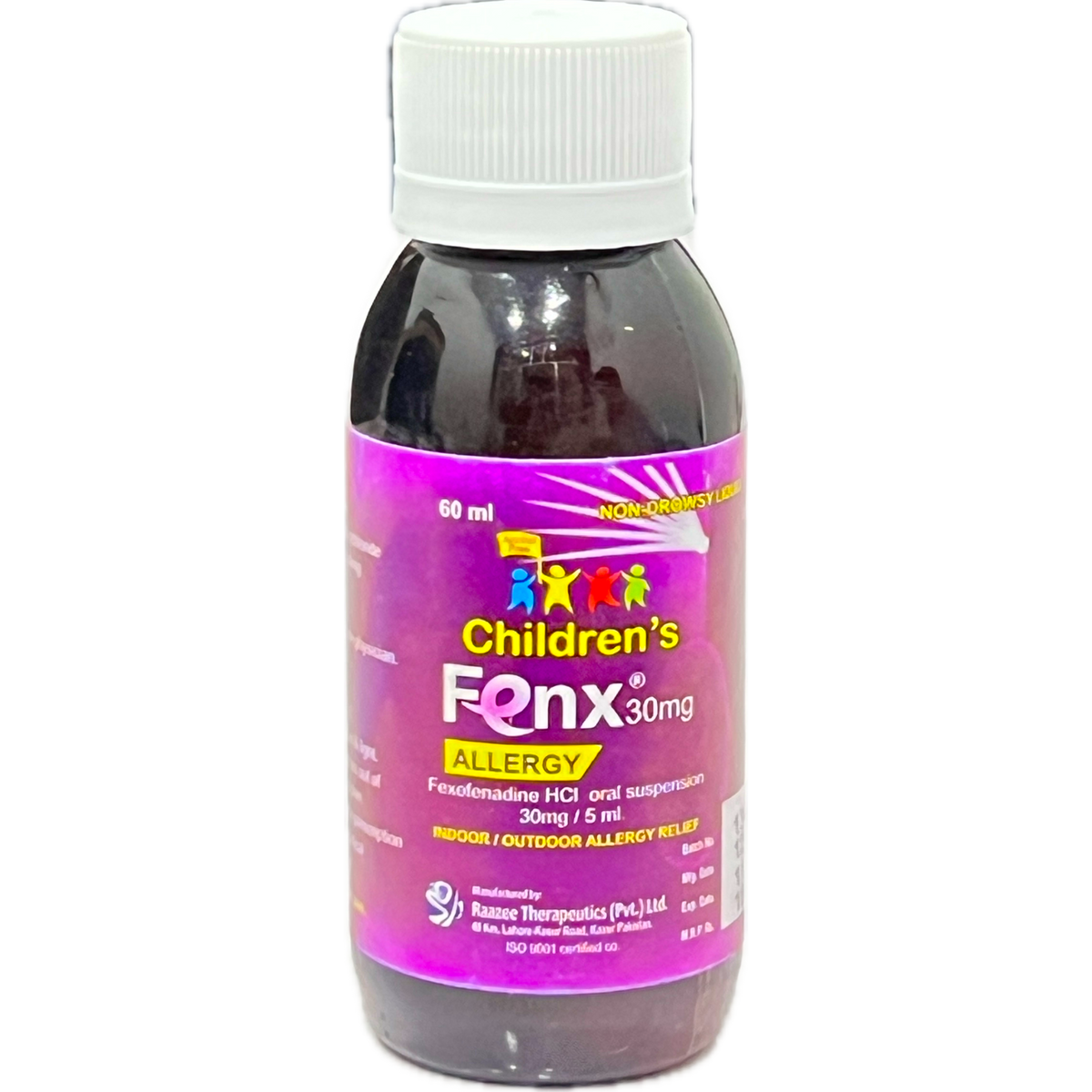 Fenx 30mg Allergy Syrup - 60ml