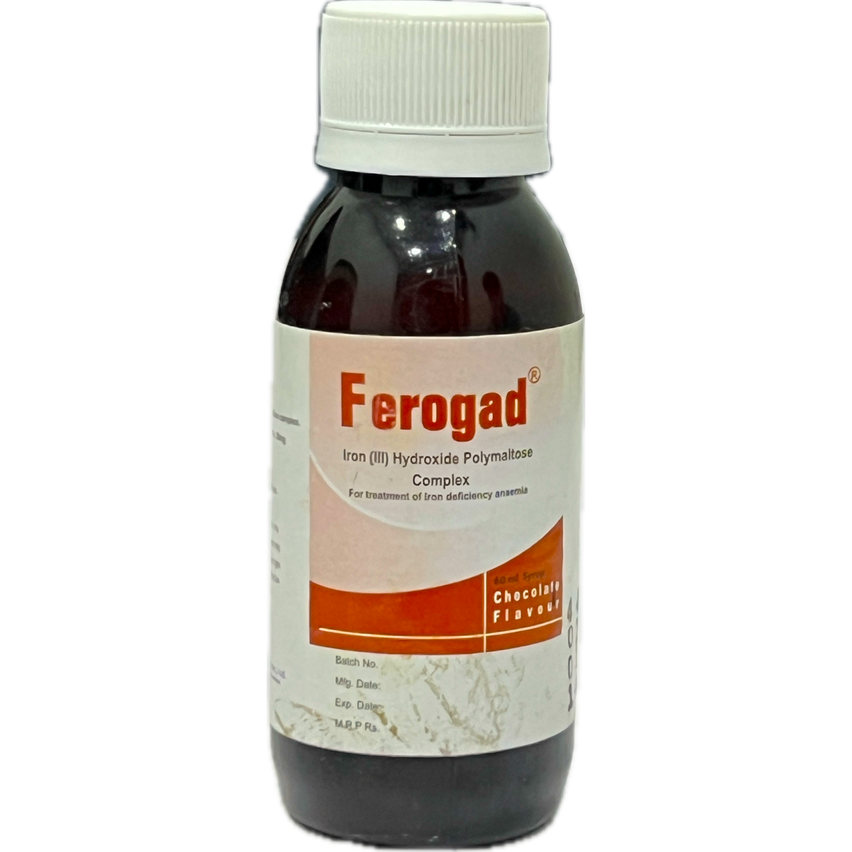 Ferogad Iron Hydroxide Polymaltose Complex Syrup Chocolate Flavour - 60ml