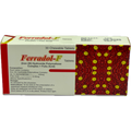 Ferradol-F Iron Hydroxide Polymaltose Complex + Folic Acid Chewable Tablets - 30 Chewable Tablets