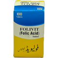 Folivit Folic Acid 100 Tablets