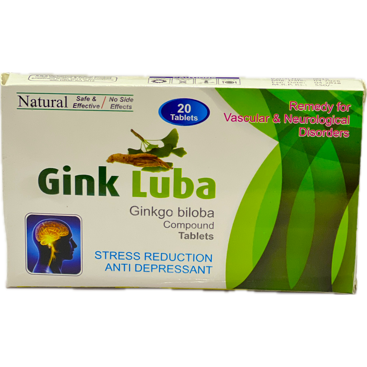 Gink Luba 20 Tablets
