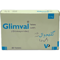 Glimval 2mg Tablets