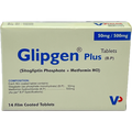 Glipgen Plus 50mg / 500mg - 14 Tablets
