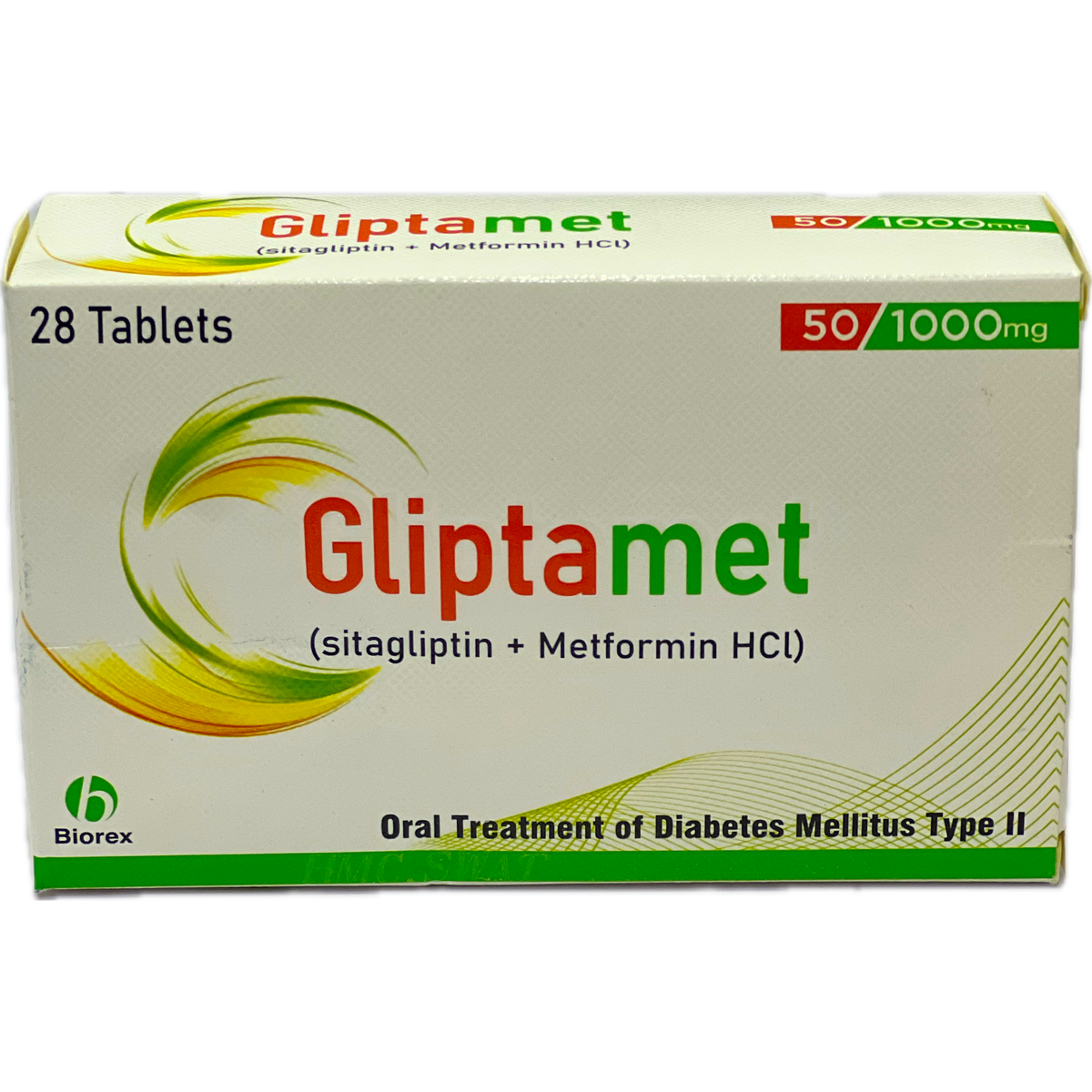 Gliptamet 50/1000mg - 28 Tablets