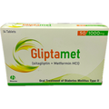 Gliptamet 50/1000mg - 14 Tablets