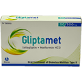 Gliptamet 50/500mg - 14 Tablets
