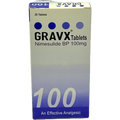 GRAVX Tablets Nimesulide BP 100mg - 20 Tablets