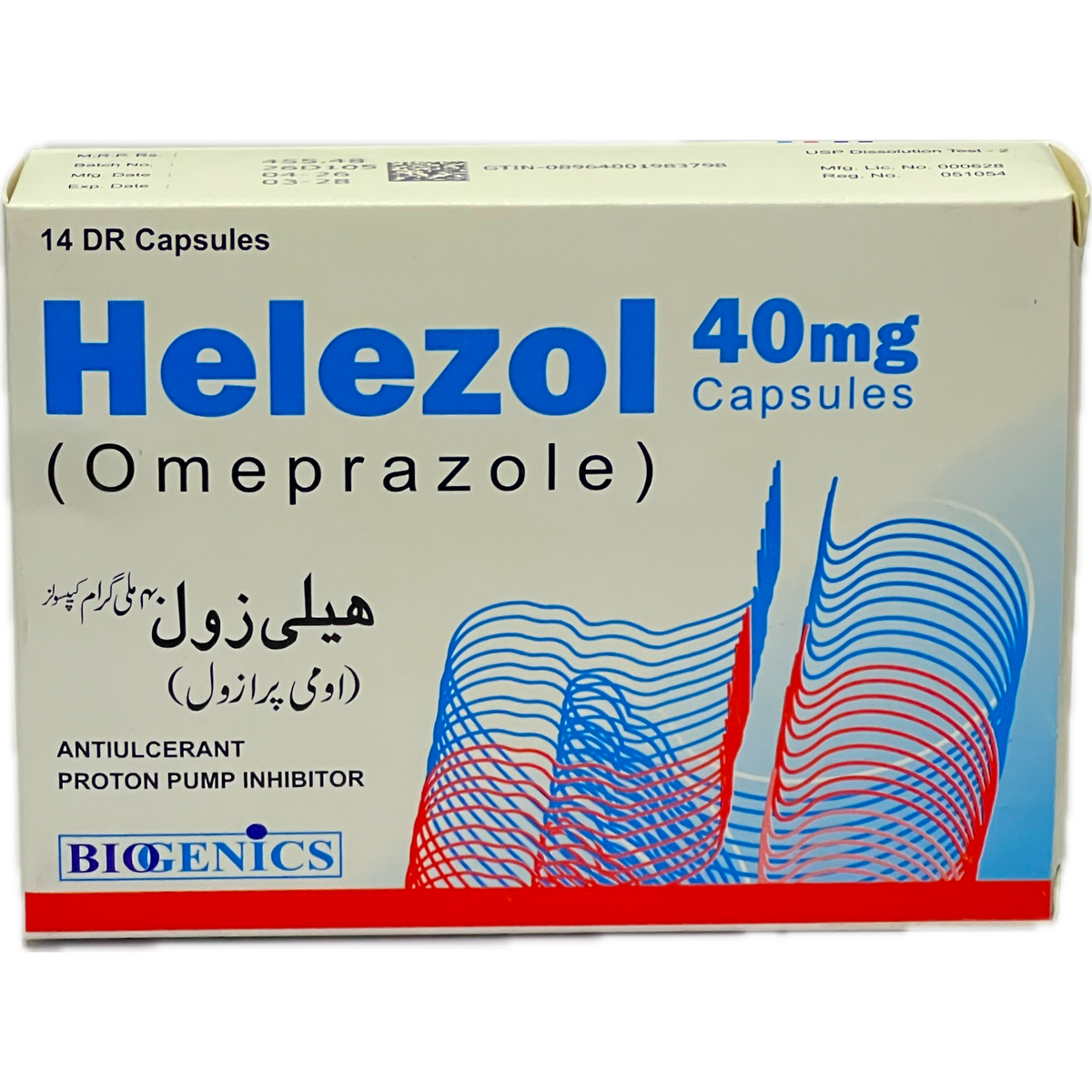 Helezol 40mg Capsules