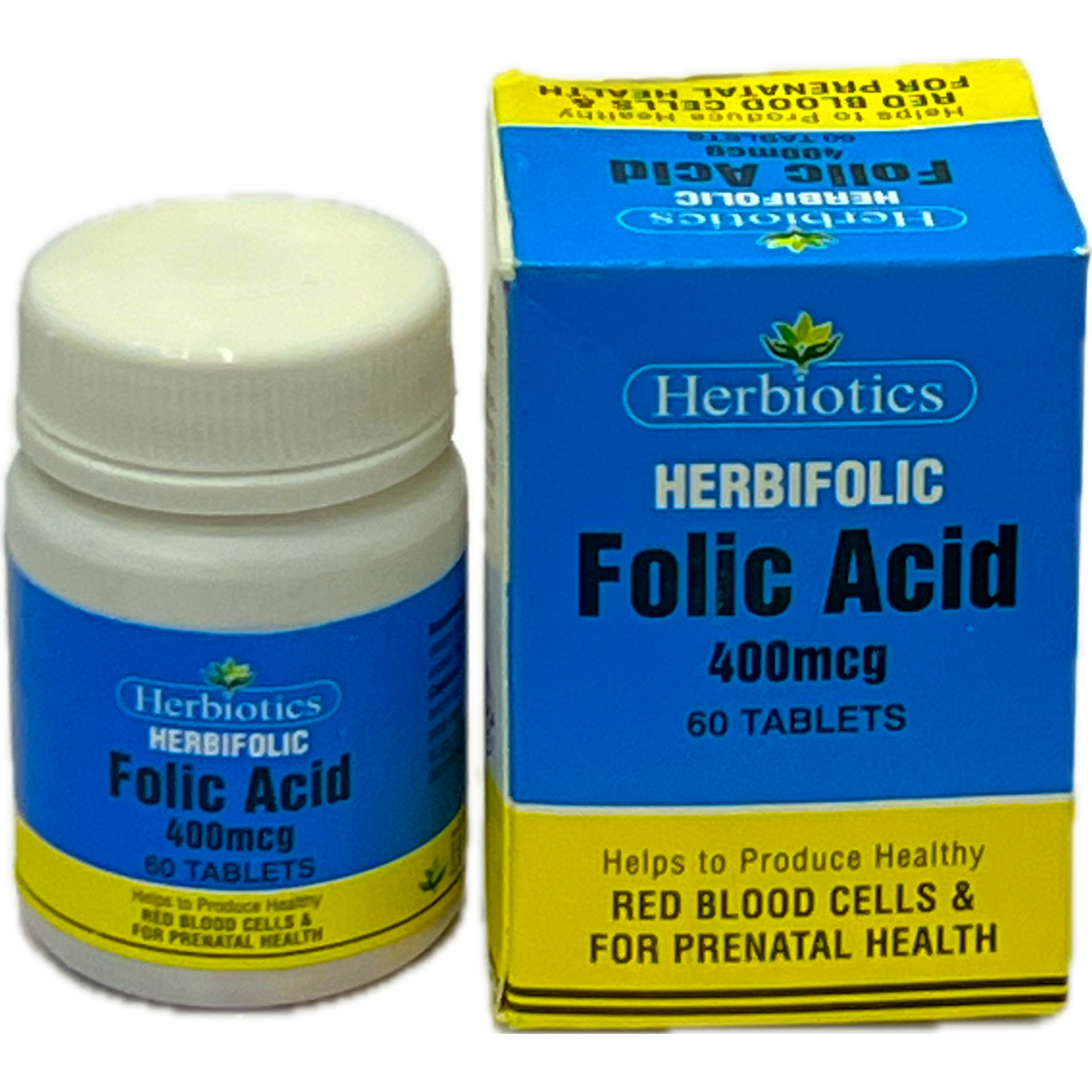 Herbifolic Folic Acid 400mcg - 60 Tablets