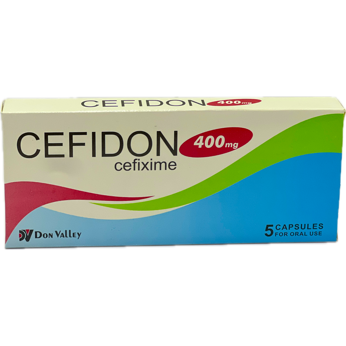 CEFIDON 400mg Cefixime - 5 Capsules For Oral Use
