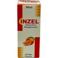 INZEL Ibuprofen Suspension 90ml Orange Flavour
