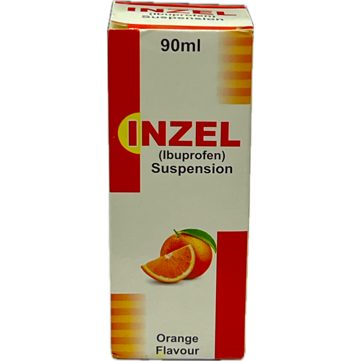 INZEL Ibuprofen Suspension 90ml Orange Flavour