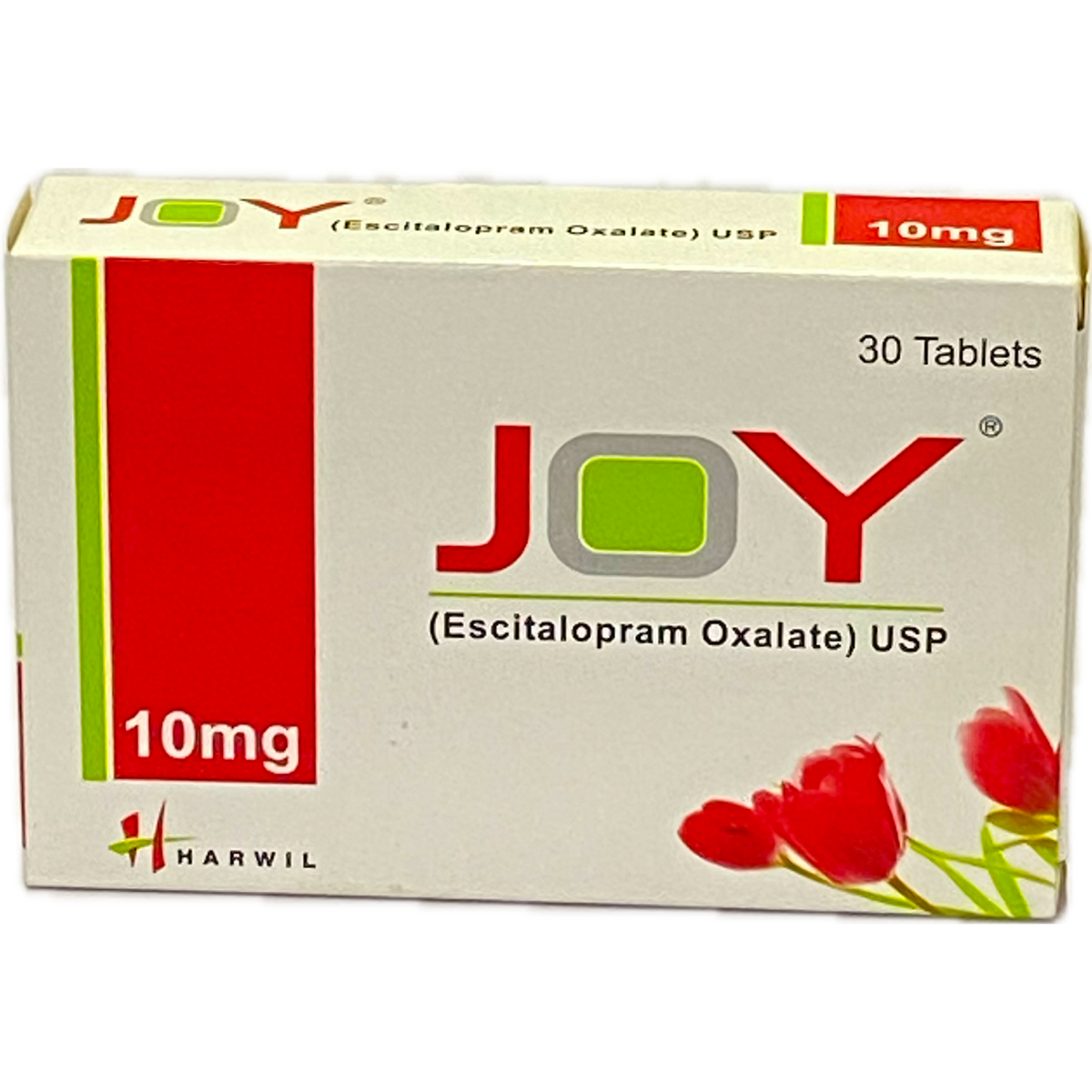 Joy 10mg Escitalopram Oxalate USP - 30 Tablets - Harwil