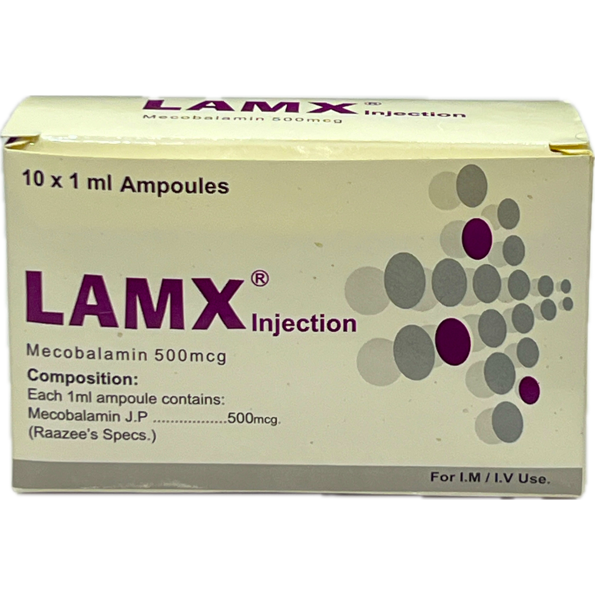 LAMX Injection Mecobalamin 500mcg