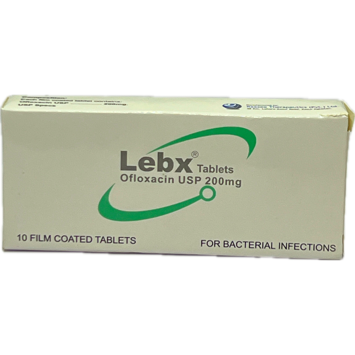 Lebx Tablets Ofloxacin USP 200mg