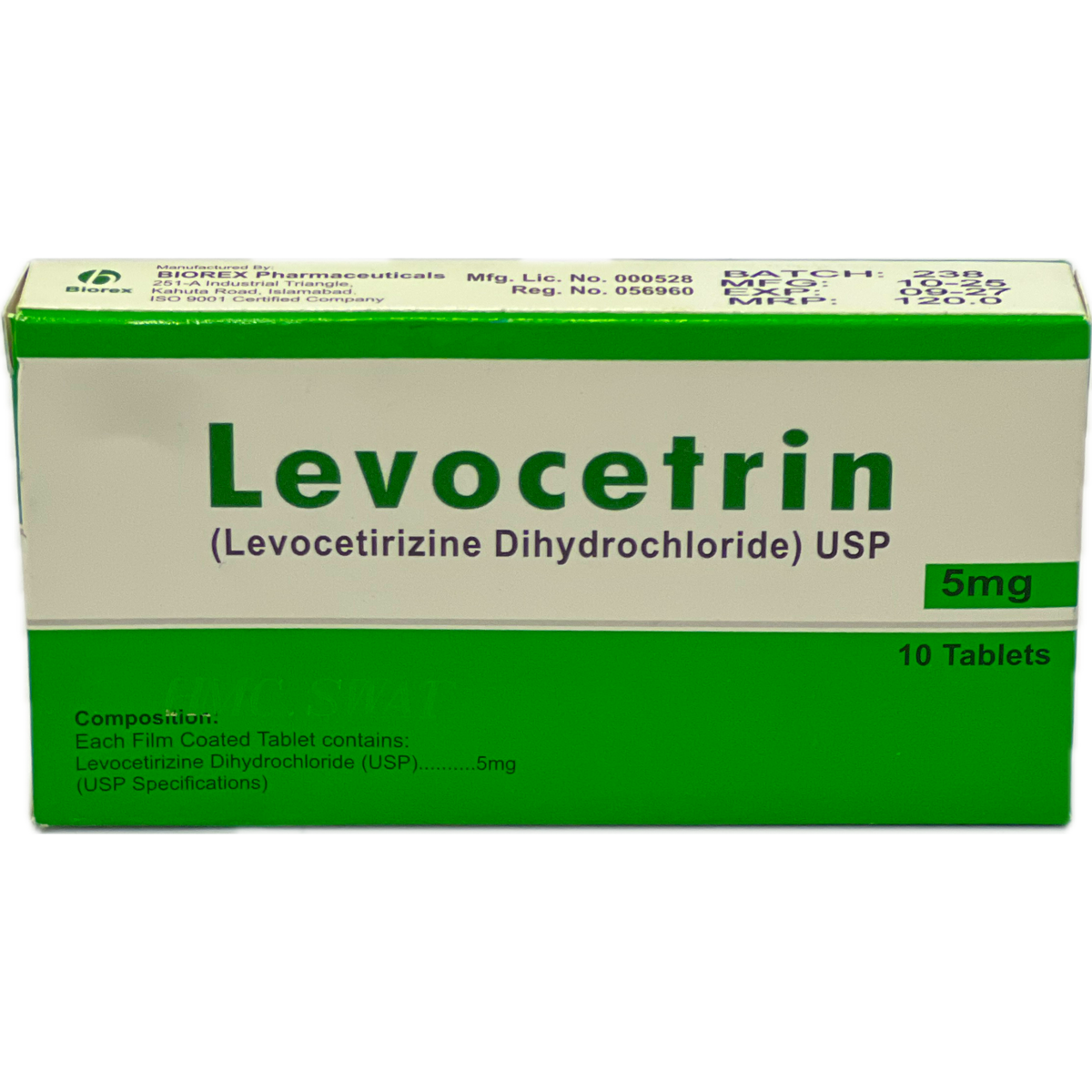 Levocetrin 5mg Tablets