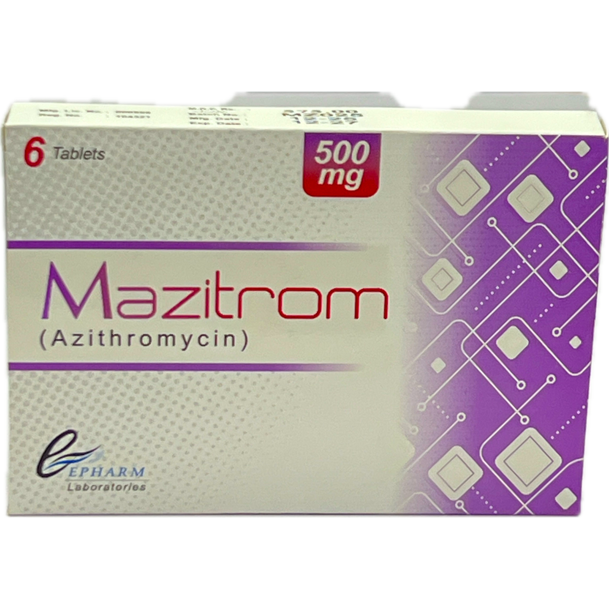 Mazitrom 500mg - Azithromycin 500mg