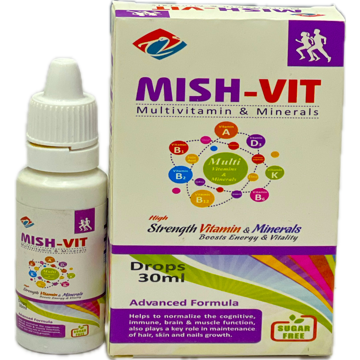 Mish-Vit Multivitamin & Minerals Drops 30ml