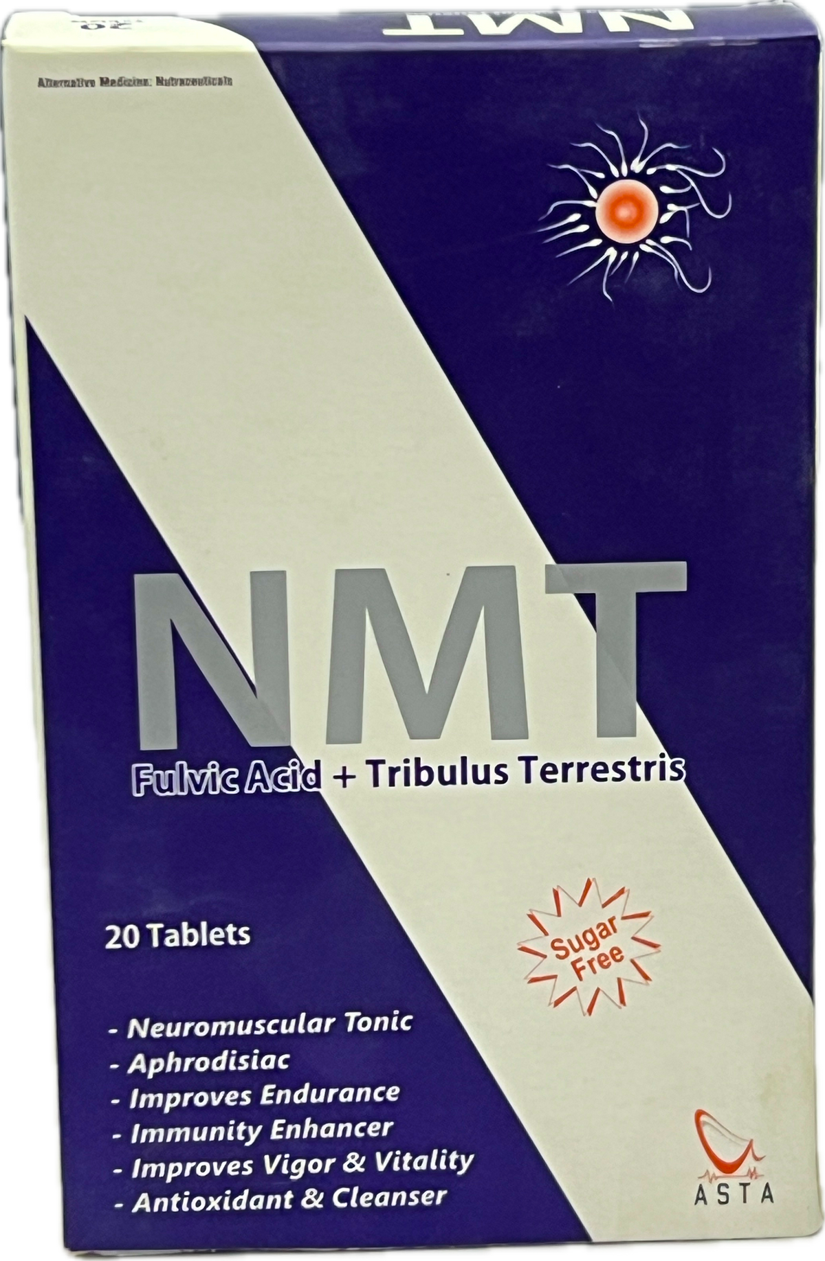 NMT Tablets 20s - Fulvic Acid + Tribulus Terrestris - Neuromuscular Tonic - Sugar Free