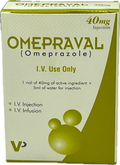 Omepraval 40mg Injection - Omeprazole 40mg IV Injection - 1 Vial + 5ml Water