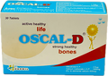 : Oscal-D Tablets 30s - Alfacalcidol 0.5mcg + Calcium Carbonate 1000mg - Strong Healthy Bones