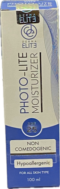Photo-Lite Moisturizer SPF 25 100ml - Derma Elite - Non Comedogenic - Hypoallergenic